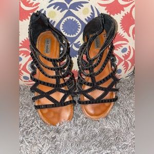 COPY - NOT RATED JEWELED GLADIATOR SANDLES